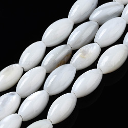 Eau douce naturelle de coquillage perles brins, riz, couleur de coquillage, 7x4x4mm, Trou: 1mm, Environ 51 pcs/chapelet, 14.02~14.29 pouce (35.6~36.3 cm)