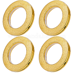 Plastic Curtain Rings, for Most Curtains Decoration, Goldenrod, 72x10.5mm, Inner Diameter: 43mm