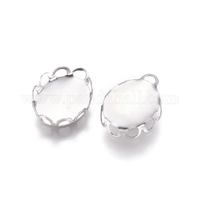 Чашки с кружевной окантовкой из хирургической нержавеющей стали 316 STAS-I118-10P-1