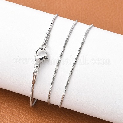 Ожерелья из нержавеющей стали 304 NJEW-O058-24P-1