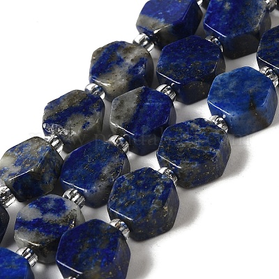 Natürlicher Lapislazuli Perlenstränge&nbsp;G-P534-A12-02-1