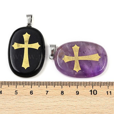 Природные каменные смешанные подвески G-S392-01B-1