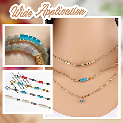 Синтетических нитей бирюзовые бусы G-AR0006-09B-1