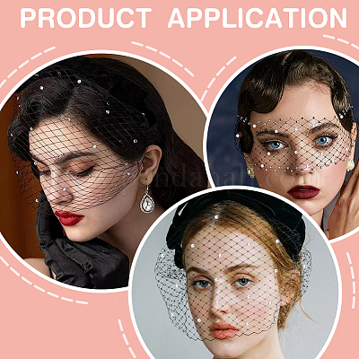 Полиэфирная сетчатая ткань из тюля DIY-WH0740-22C-1