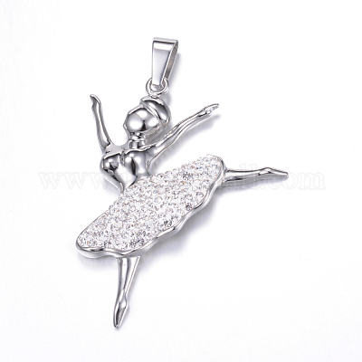 Большие подвески из хирургической нержавеющей стали 316 STAS-P058-02A-1