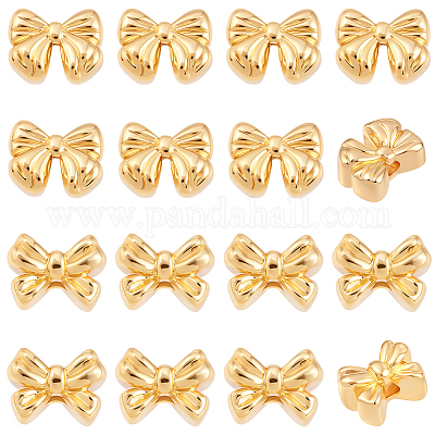 20шт 2 стиля латунные бусины&nbsp;KK-BBC0023-17-1