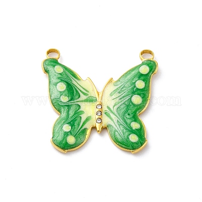 Подвески из нержавеющей стали 304 с эмалью STAS-S163-01C-G-1