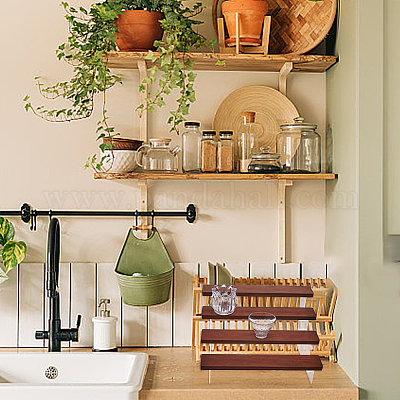 4-ярусный деревянный акриловый органайзер ODIS-WH0070-13B-1