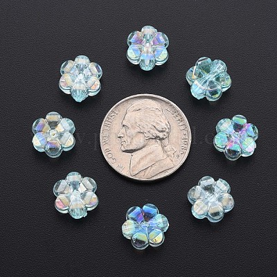 Perles en acrylique transparente&nbsp;MACR-S373-06-C03-1