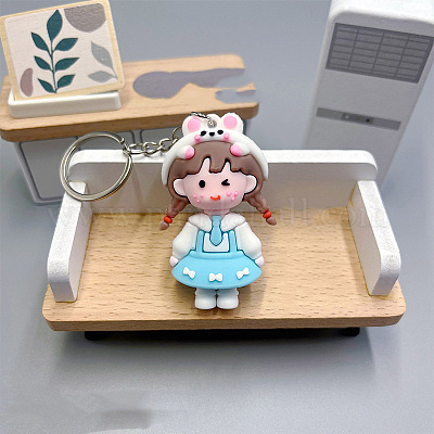 Брелок для ключей из ПВХ-сумки для девочек PW-WG0BCC7-08-1