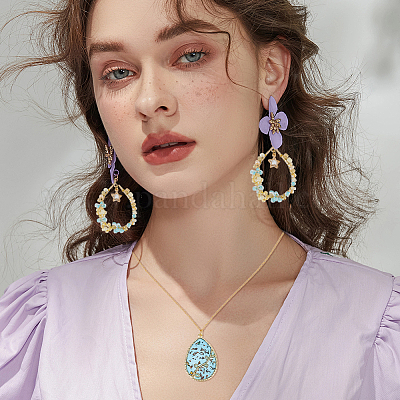 26 шт. 13 стиля подвески и звенья из латуни и сплава с открытой задней частью FIND-OC0003-52-1