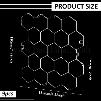 1 комплект пластиковых листов DIY-FG0006-37B-1