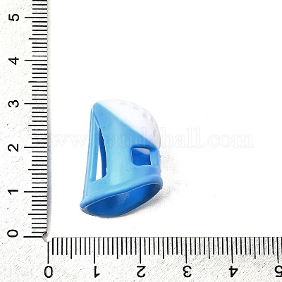 Силиконовый и пластиковый наперсток для защиты пальцев при шитье и вышивке крестиком TOOL-C012-27B-02-1