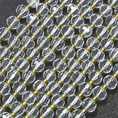 Синтетические кварцевые нити бисер G-K389-E77-01-1