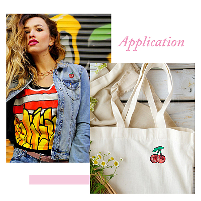 30 шт. 5-х видов фетровой ткани с фруктовой тематикой и блестящими пайетками PATC-FH0001-14-1