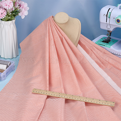 Полосатые хлопчатобумажные ткани&nbsp;DIY-FG0008-69E-1