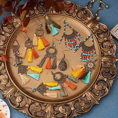 Набор для изготовления сережек-подвесок своими руками DIY-SZ0009-43-1