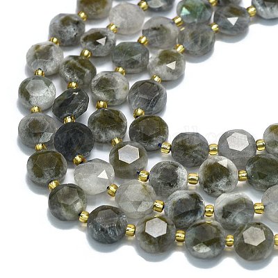 Природные лабрадорита бисер нитей G-C116-A94-01-1