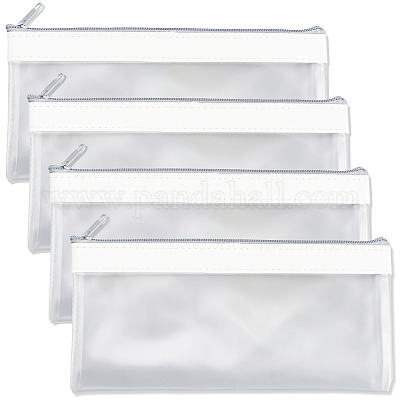 Прямоугольные пакеты из ПВХ и искусственной кожи с застежкой-молнией ABAG-WH20001-20D-1