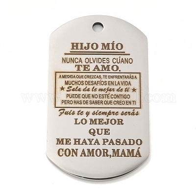 Подвески из нержавеющей стали 201 STAS-L079-09P-1