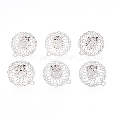 Фурнитура для сережек-гвоздиков из нержавеющей стали марки 304 STAS-S079-32B-1