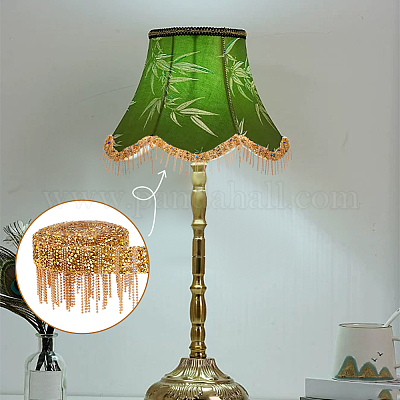 Лента из сплава и смолы с кисточками OCOR-WH0105-004G-1