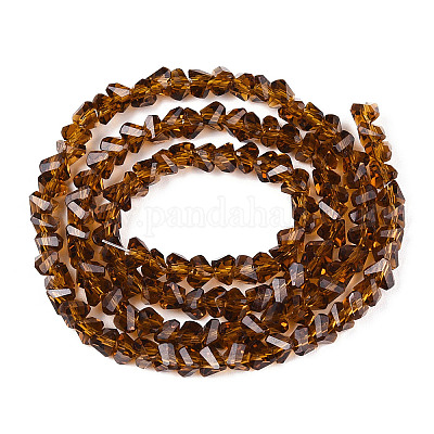 Прозрачные стеклянные бусины GLAA-N018-4mm-01-1