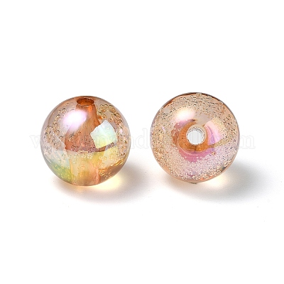 УФ-покрытие прозрачные радужные переливающиеся акриловые бусины TACR-D010-07A-1