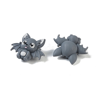 Силиконовые фокусные бусины на тему Хэллоуина SIL-M005-05C-1