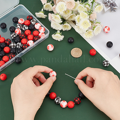 5 стиль силиконовые бусины SIL-GA0001-05-1