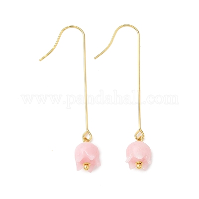 Серьги-подвески из нержавеющей стали 304 с гальваническим покрытием EJEW-Z129-16G-02-1