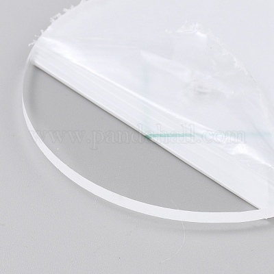 Круглые прозрачные акриловые подставки для минифигурок ODIS-WH0043-132E-1