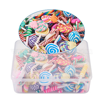 Кабошоны из полимерной глины ручной работы CLAY-TA0001-06-1