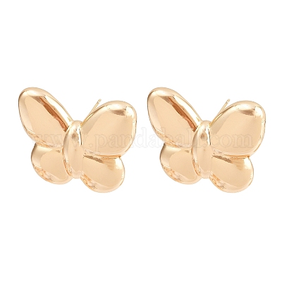 Латунь серьги EJEW-H168-02G-1