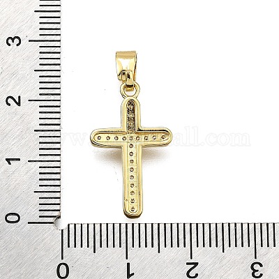 Латунные микро проложить кубического циркония подвески KK-Z100-30G-1