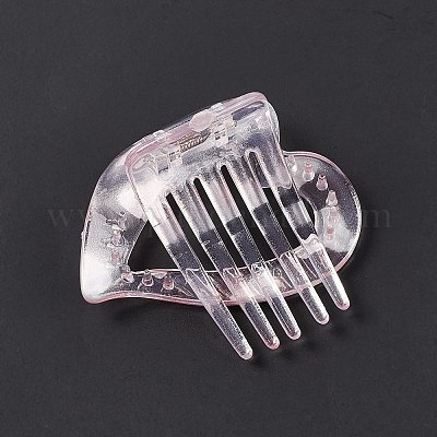 Пластиковые заколки для волос с сердечками PHAR-F015-02B-1