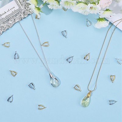 120 шт. 3-х цветные латунные скобы для колки льда класса АА для изготовления подвесок KK-SC0005-19-1