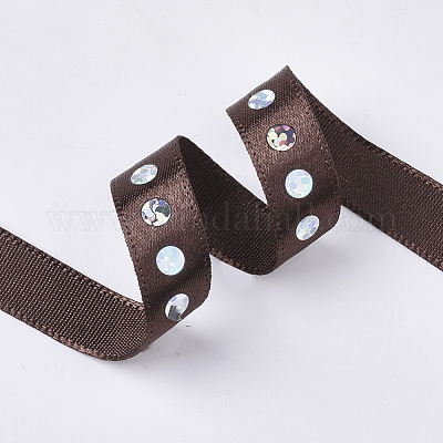 Полиэфирная атласная лента с одним лицом SRIB-N004-01B-1