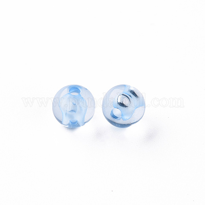 Прозрачные акриловые бусины MACR-S370-A8mm-749-1