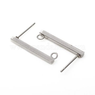 Фурнитура для сережек-гвоздиков из нержавеющей стали марки 304 STAS-G224-21P-01-1