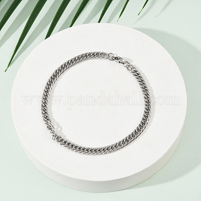 201 браслет из нержавеющей стали куба-киан для мужчин BJEW-B138-01P-1