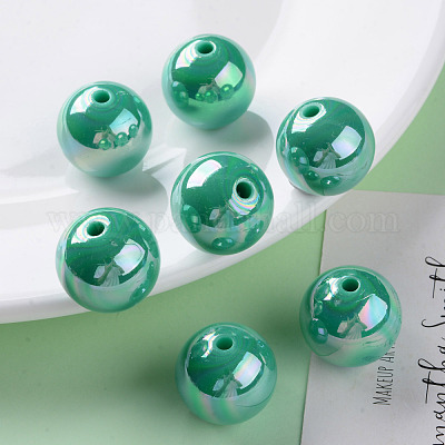 Непрозрачные акриловые бусины MACR-S370-D20mm-28-1