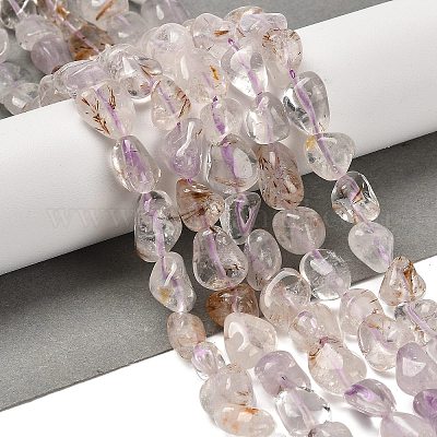 Natürlichen Amethyst Perlen Stränge&nbsp;G-P497-01E-60-1