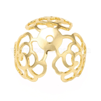 Шапочки и конусы для бусин X-KK-P228-02G-1