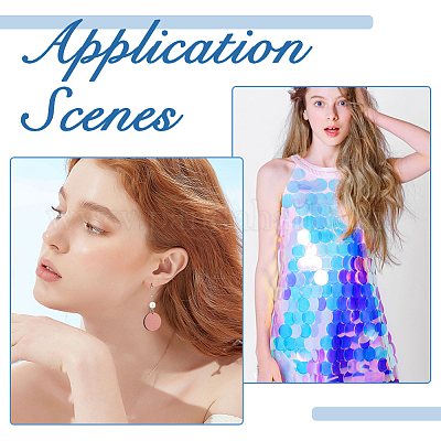 Подвески из пайеток ПВХ 144 г&nbsp;PVC-DC0001-02A-1