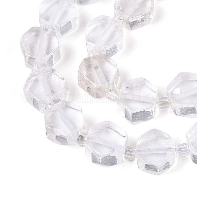 Природных кристаллов кварца бисер нитей G-P534-A23-01-1