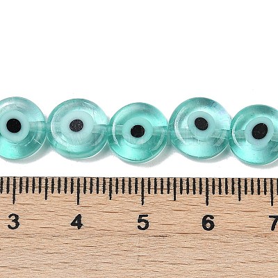 Ручной сглаза бусины бисер нитей LAMP-G164-10C-01-1