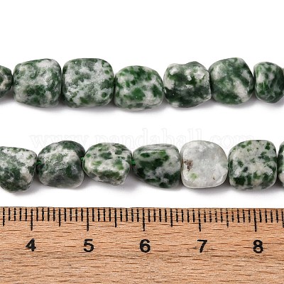 Натуральные зеленые пятна яшмовых нитей G-G146-A26-02-1