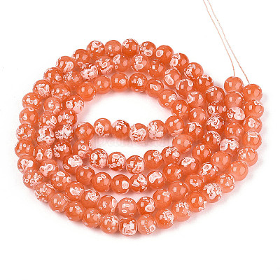 Выпечка краска бисер пряди X1-DGLA-N015-8mm-04-1