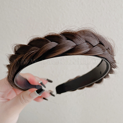Wholesale Fashion Style Plastic Wig Braided Hair Bands 
